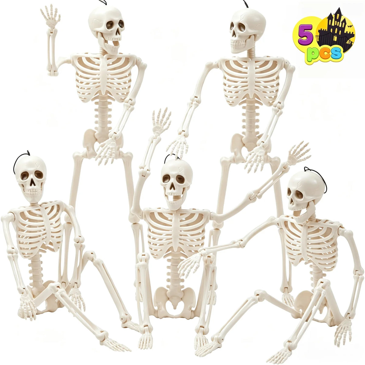 Spooky Hanging Skeletons for Halloween