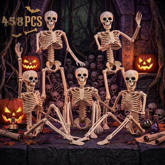 Spooky Hanging Skeletons for Halloween