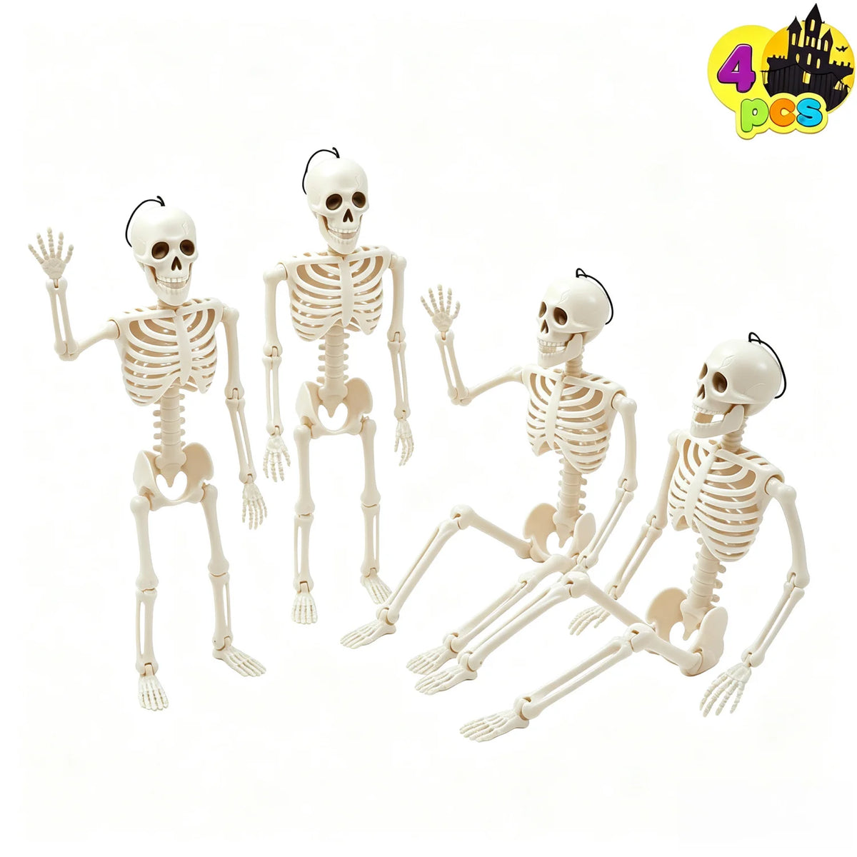 Spooky Hanging Skeletons for Halloween