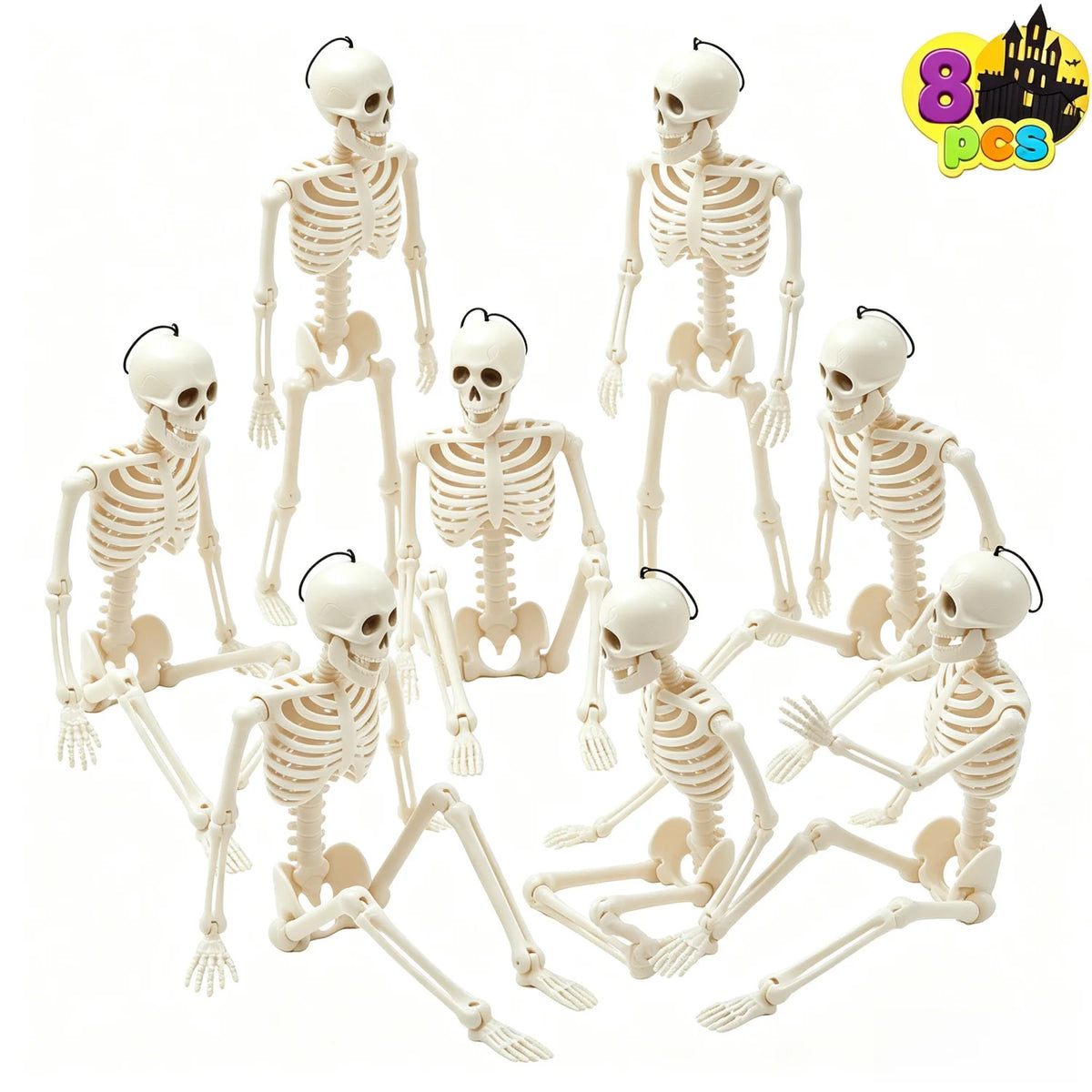 Spooky Hanging Skeletons for Halloween