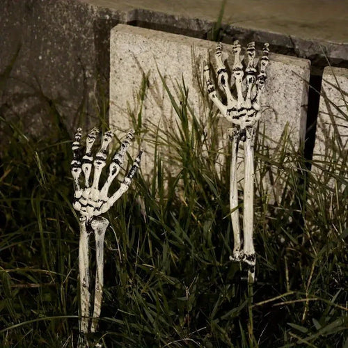 Spooky Skeleton Garden Stakes Set